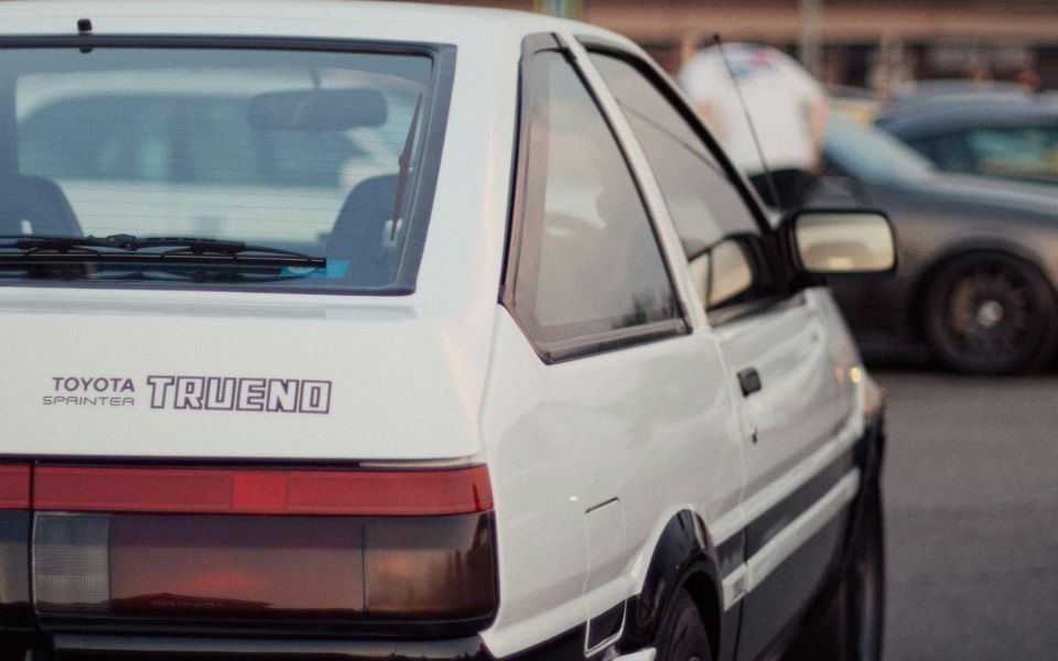 Toyota AE86 Trueno リア