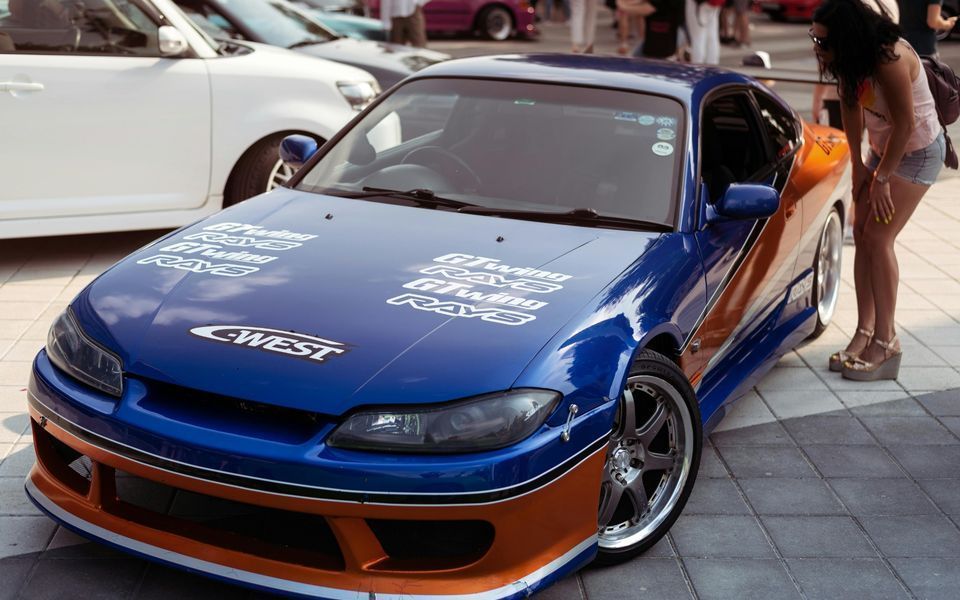 Nissan Silvia S15 青 C-WEST